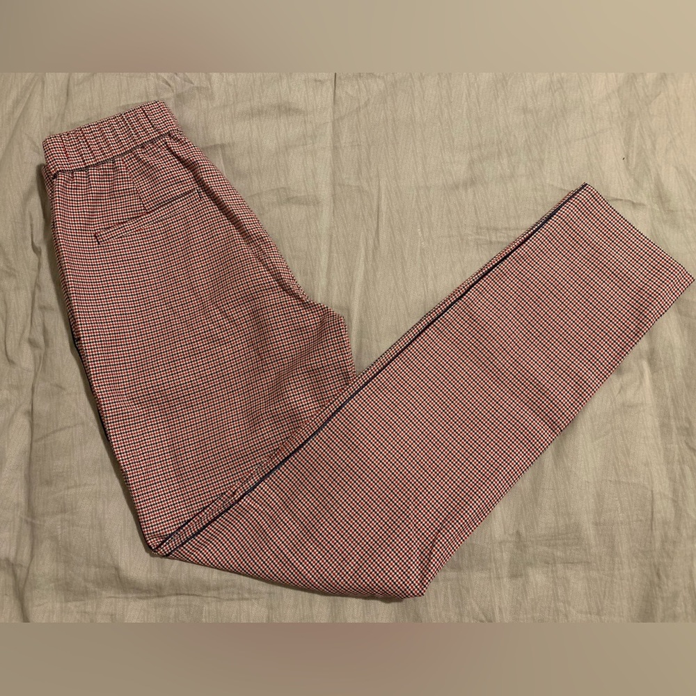 Massimo Dutti houndstooth chino trousers